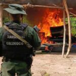 Fuerza Armada Nacional Bolivariana de Venezuela Destruye Campamento de Minería Ilegal en Amazonas